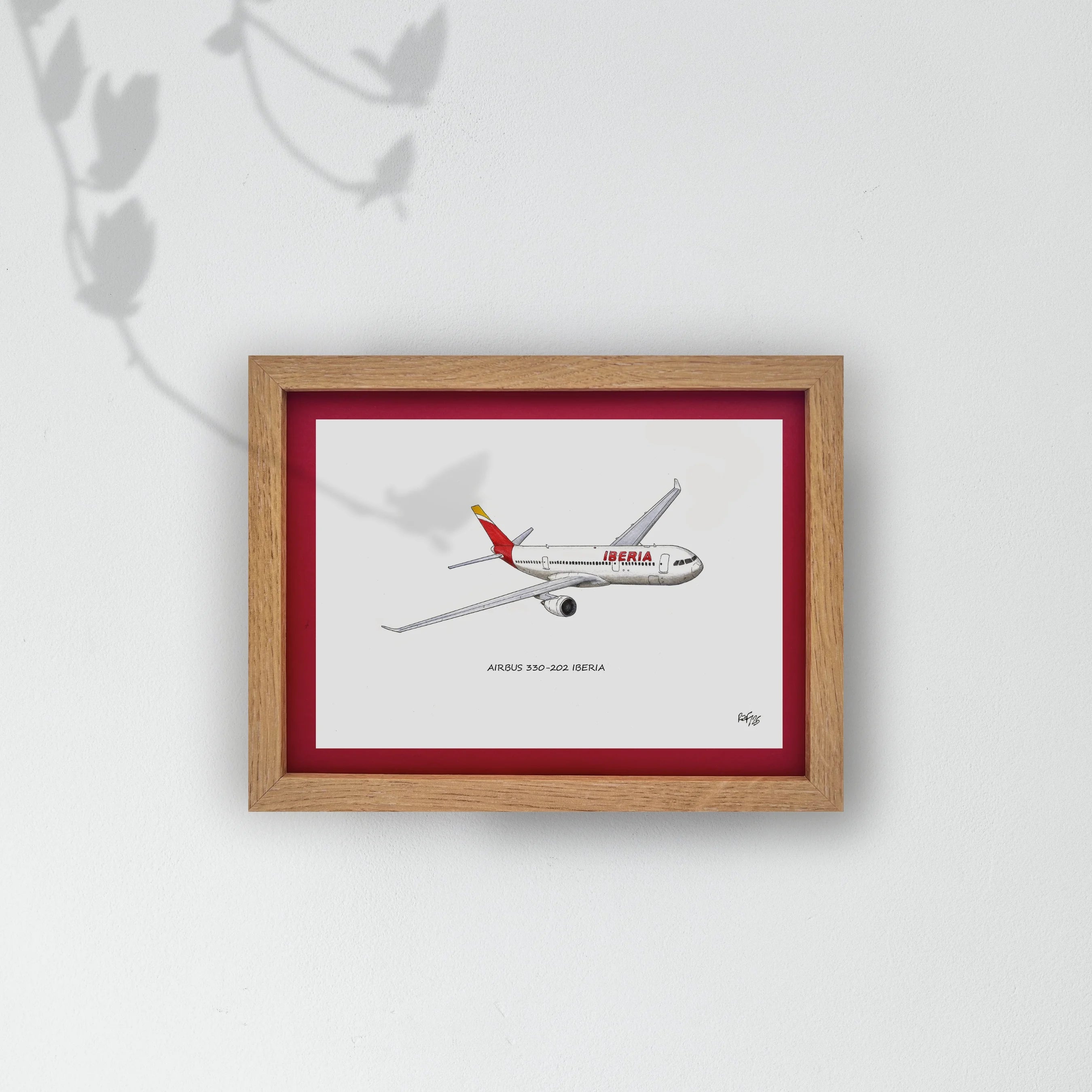 Lámina del avión A330-202 - IBE