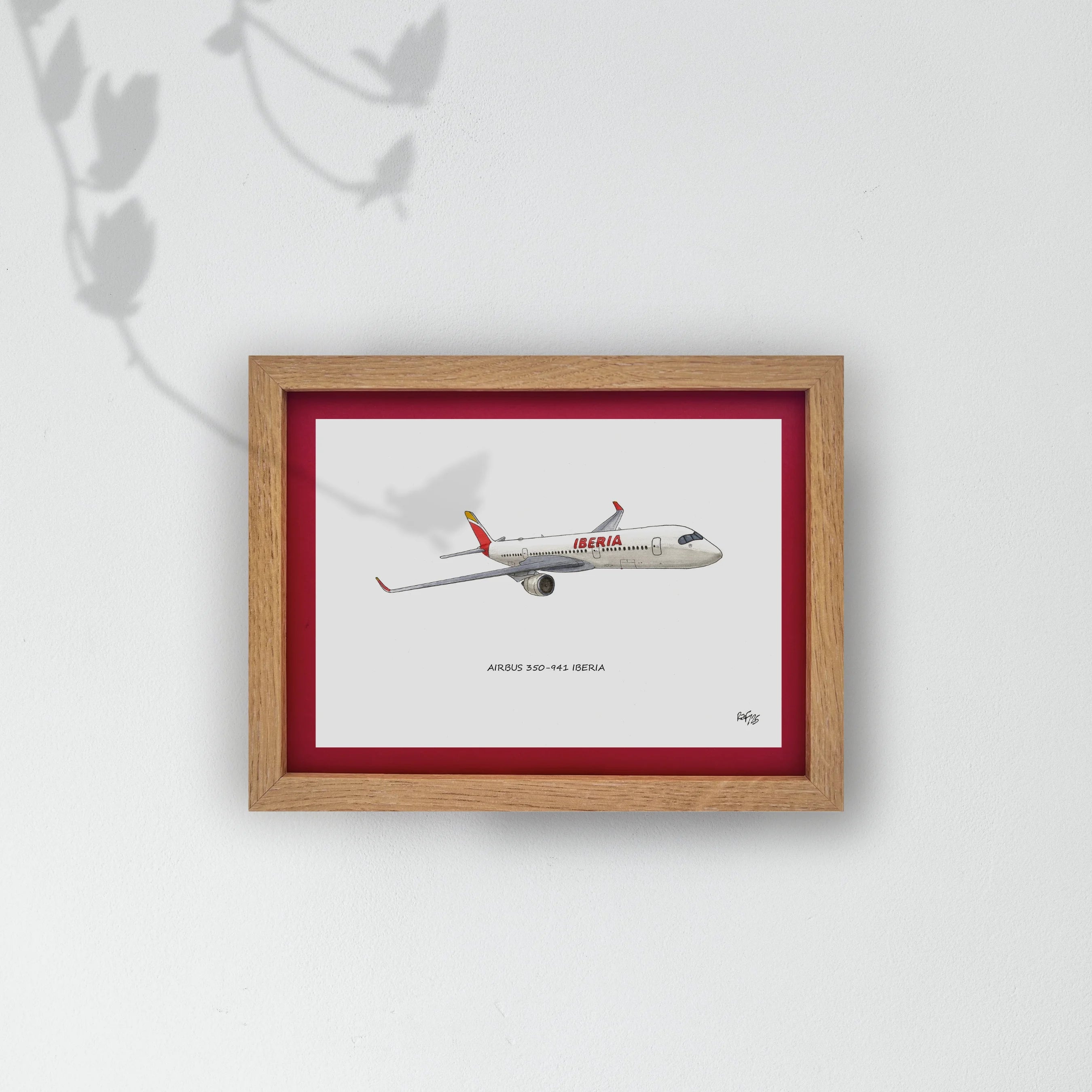 Lámina del avión A350-941 - IBE