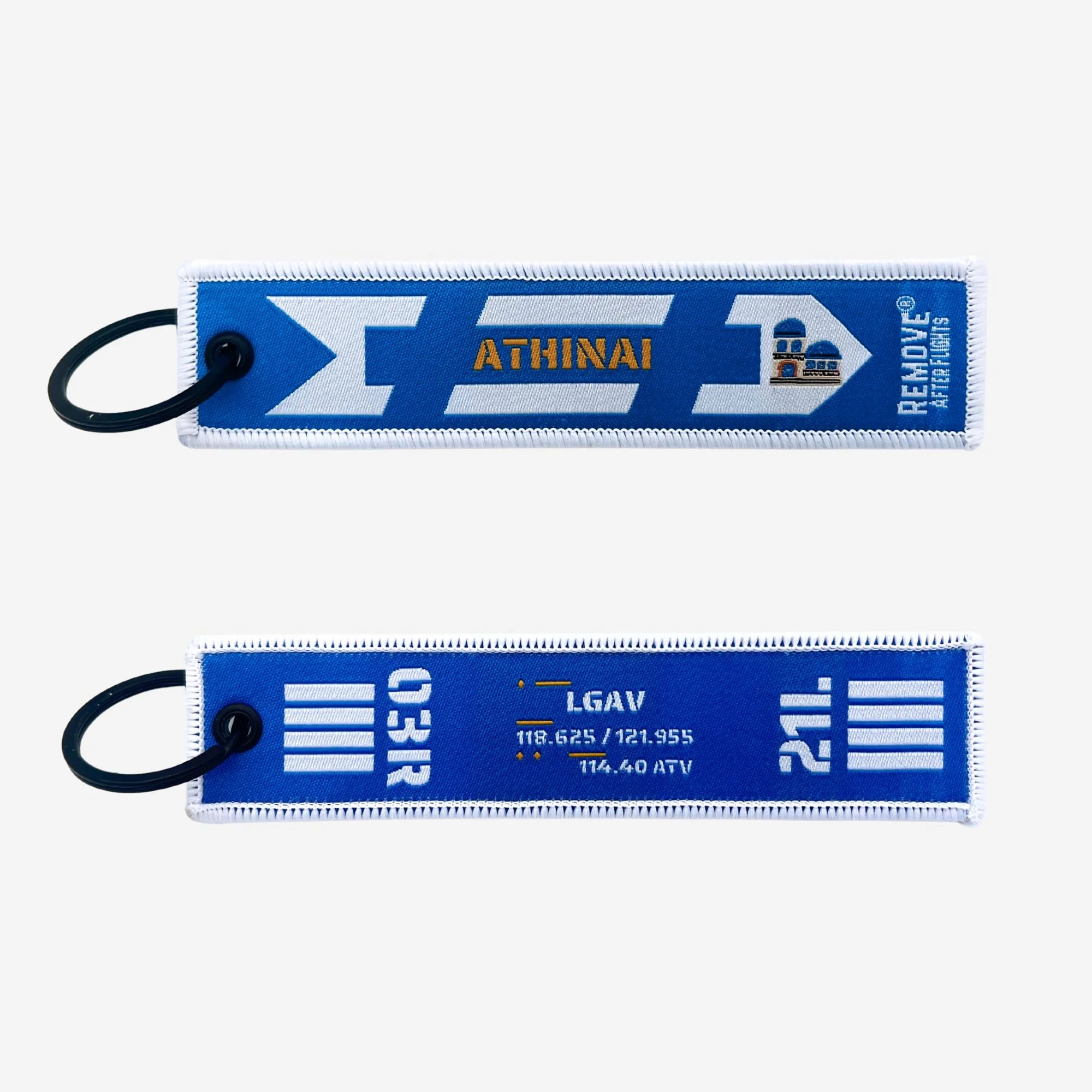 LGAV AIRPORT KEYCHAIN