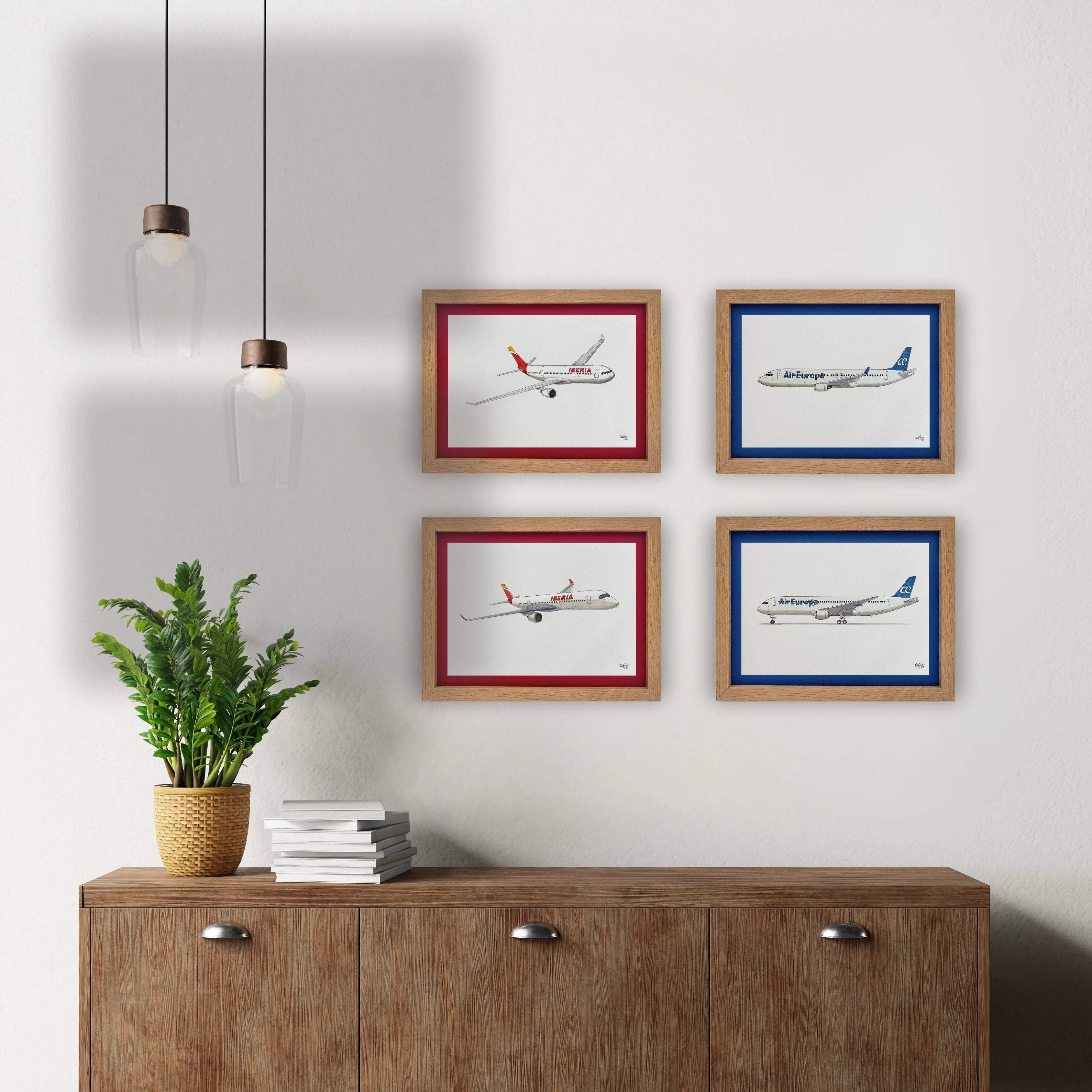 Lámina del avión B737-800 - AEA