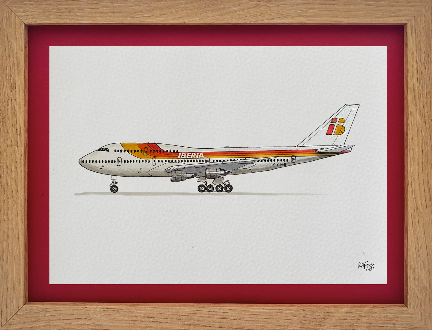 Lámina B747-412 - IBE