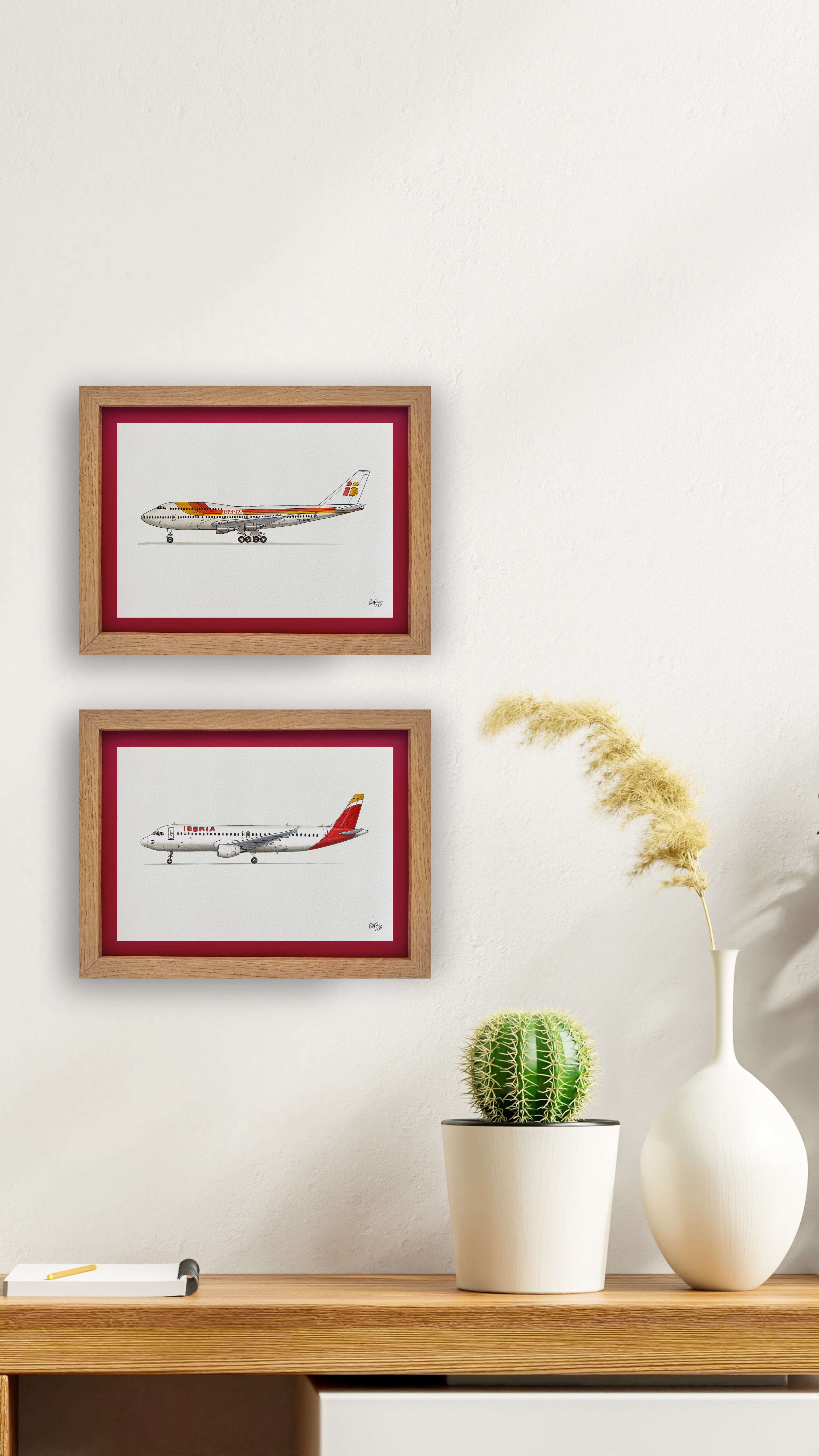 Lámina del Avión B747-412 - IBE