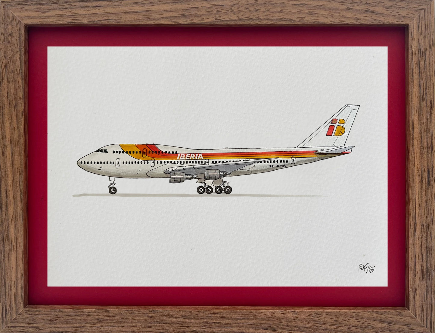 Lámina B747-412 - IBE