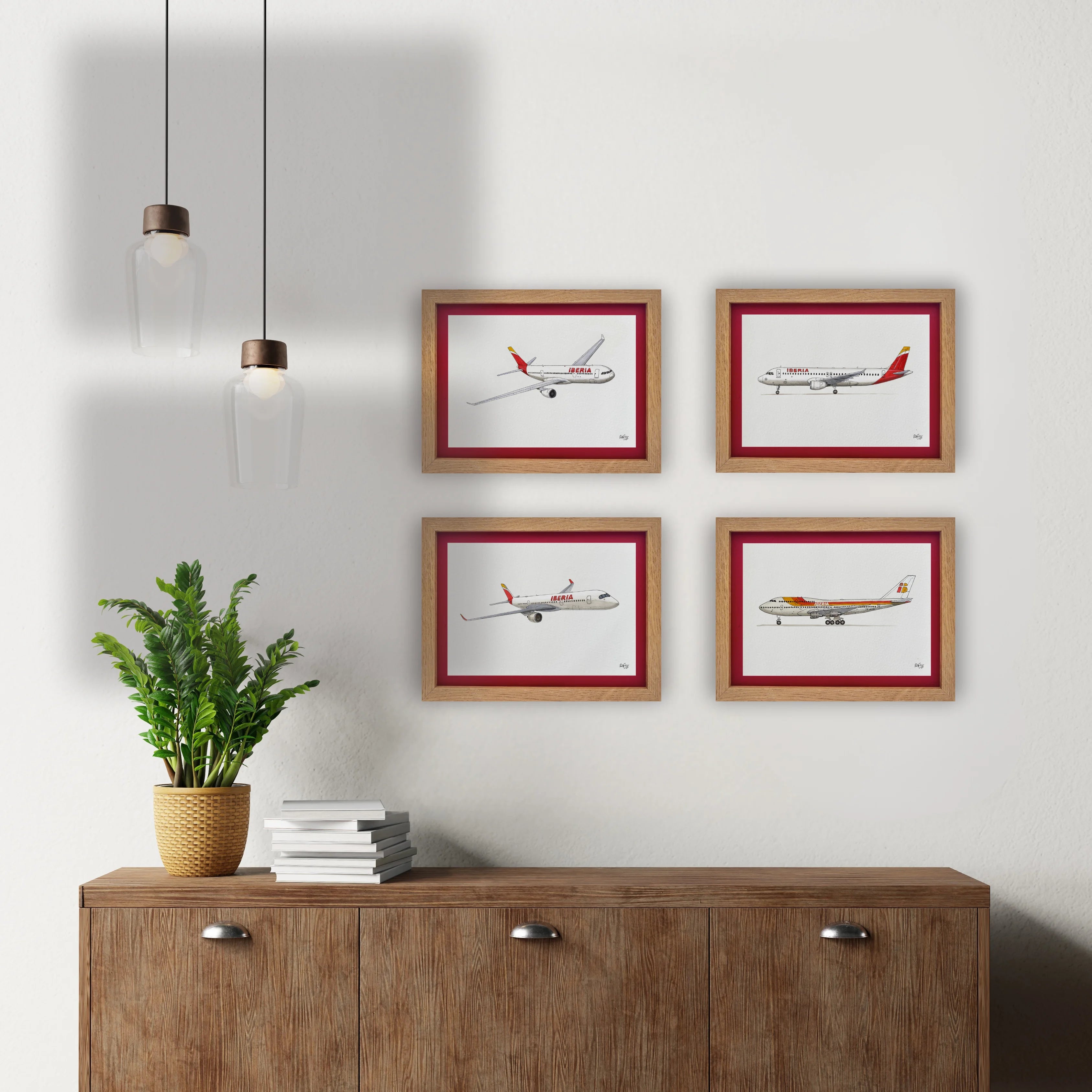 Lámina del Avión B747-412 - IBE