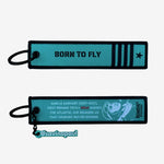 SAVINA PAUL BORN TO FLY KEYCHAIN