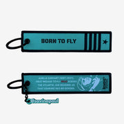 SAVINA PAUL BORN TO FLY KEYCHAIN