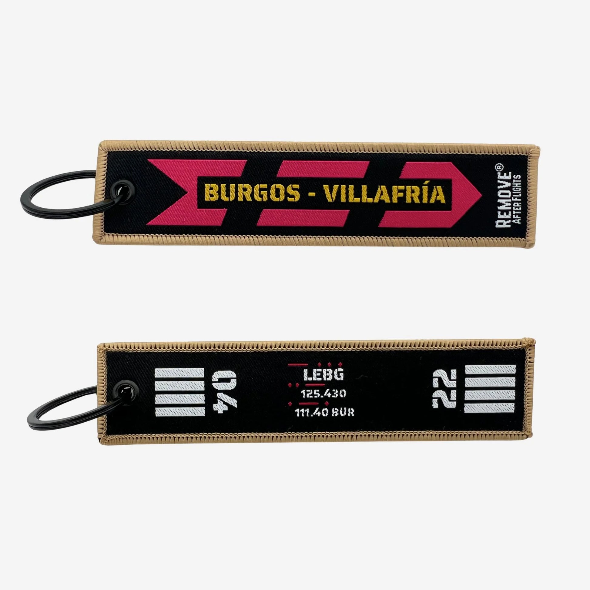 LEBG AIRPORT KEYCHAIN