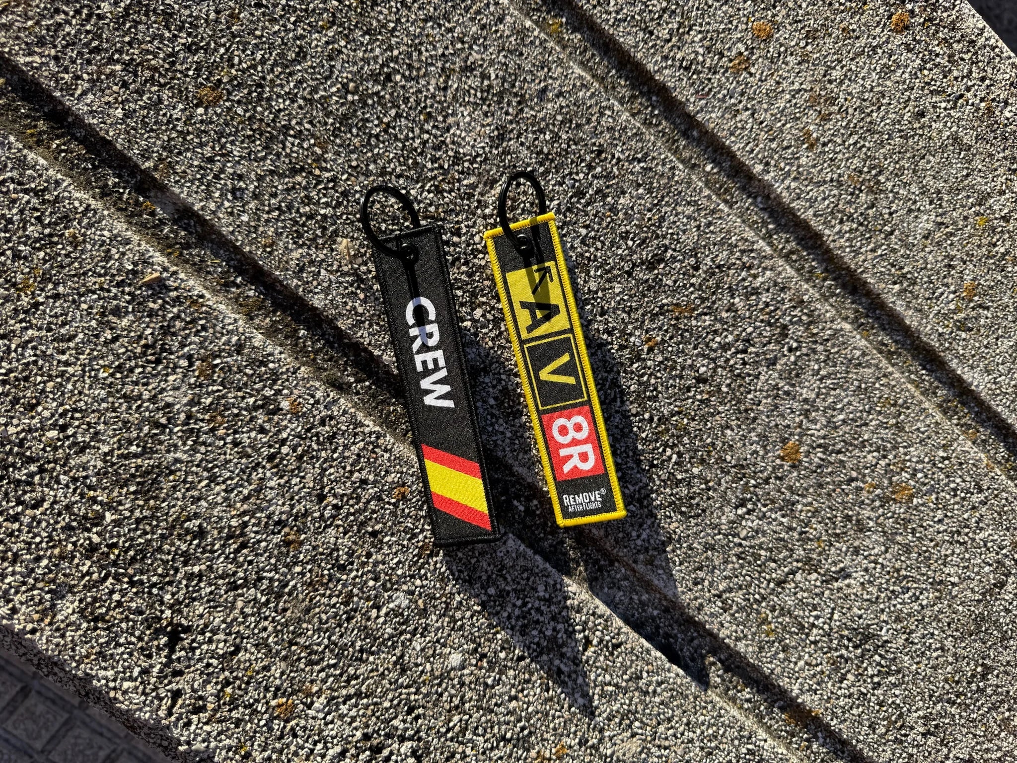 CREW AND AV8R KEYCHAIN