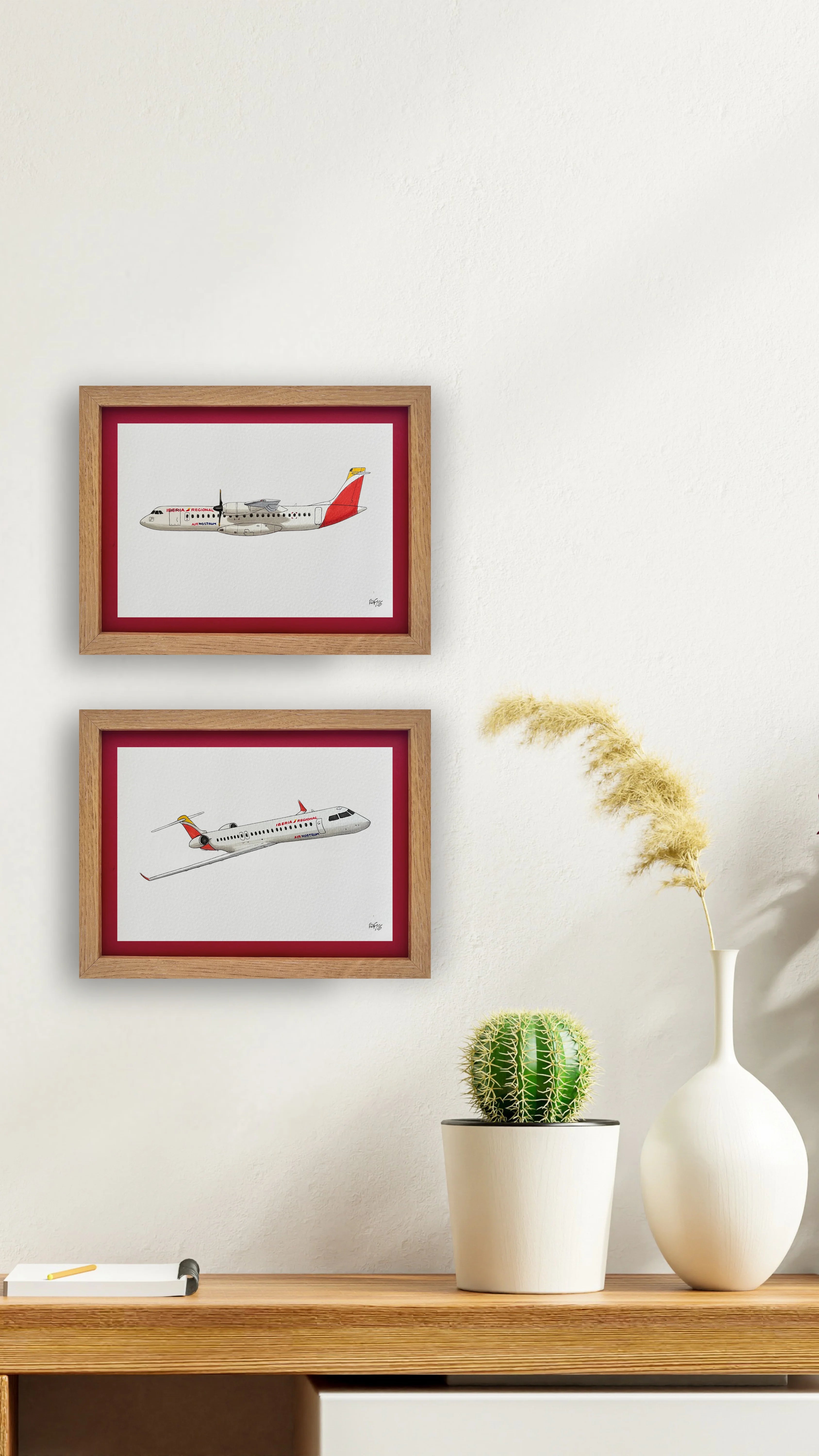 Lámina del avión CRJ 900 - ANE