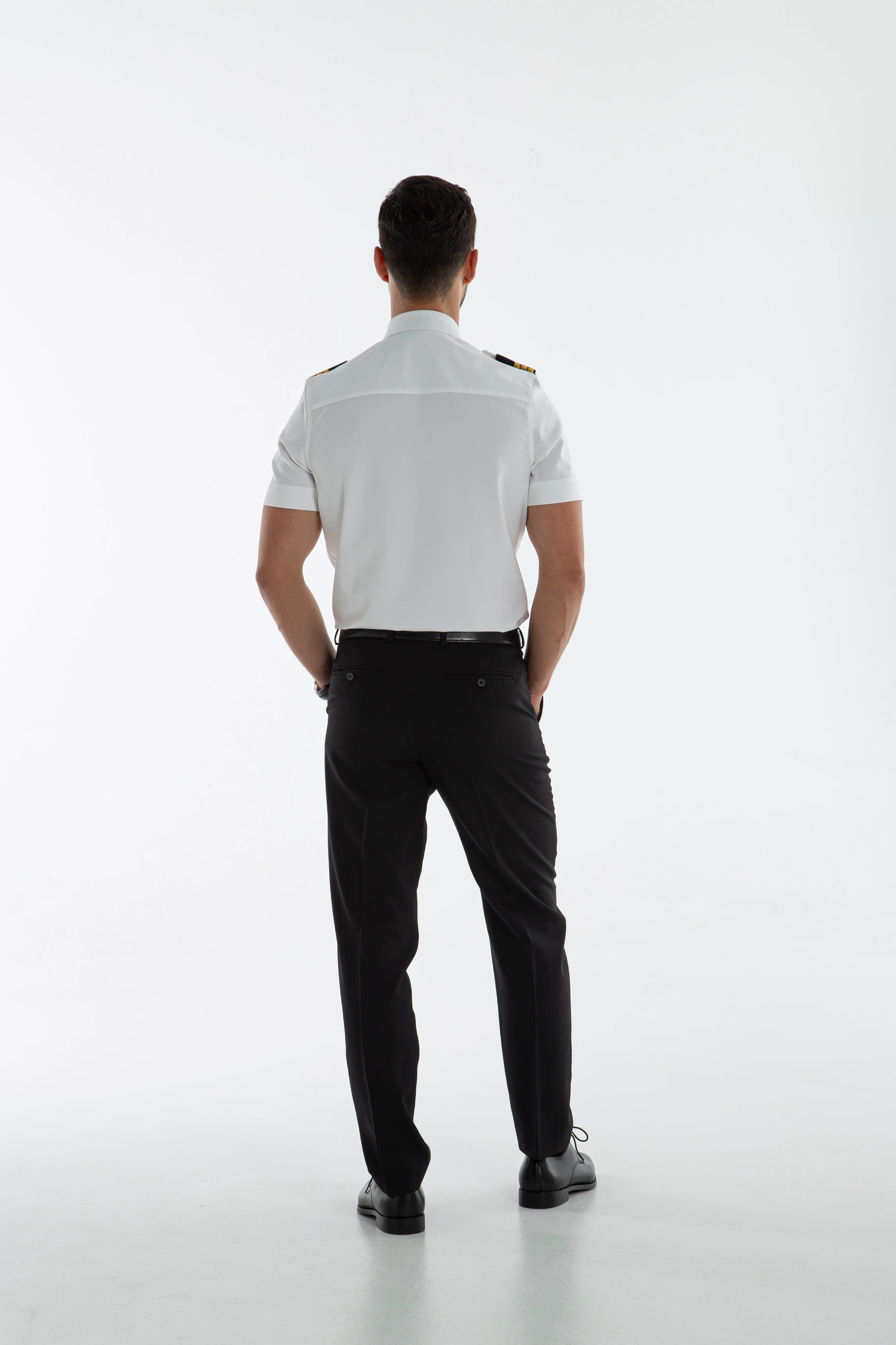 Camisa de piloto de hombre - Manga corta