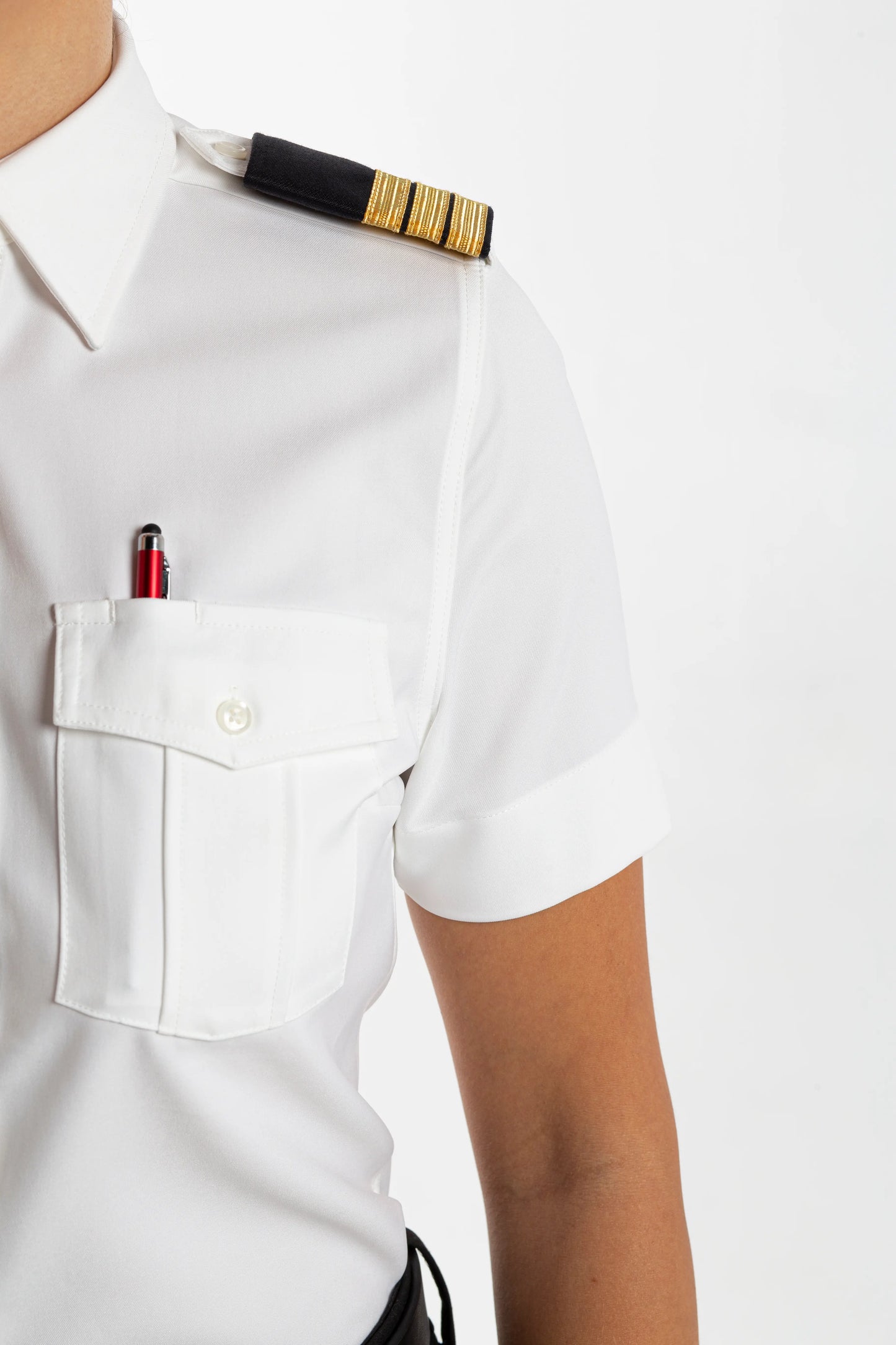 Camisa de piloto de mujer - Manga corta