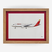 Lámina del avión A320-214 - IBE