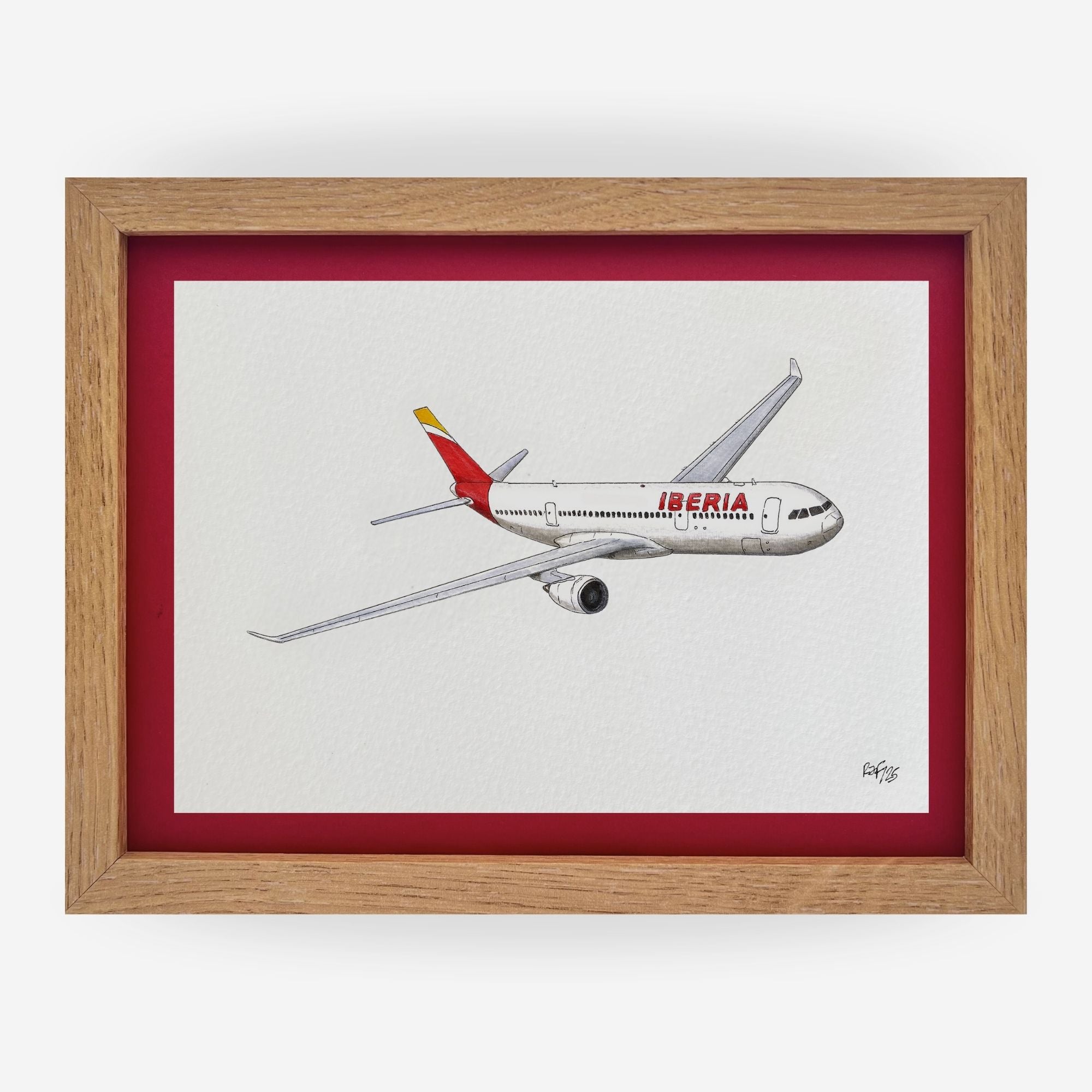 Lámina del avión A330-202 - IBE