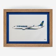 Lámina del avión B737-900 NG - RYR