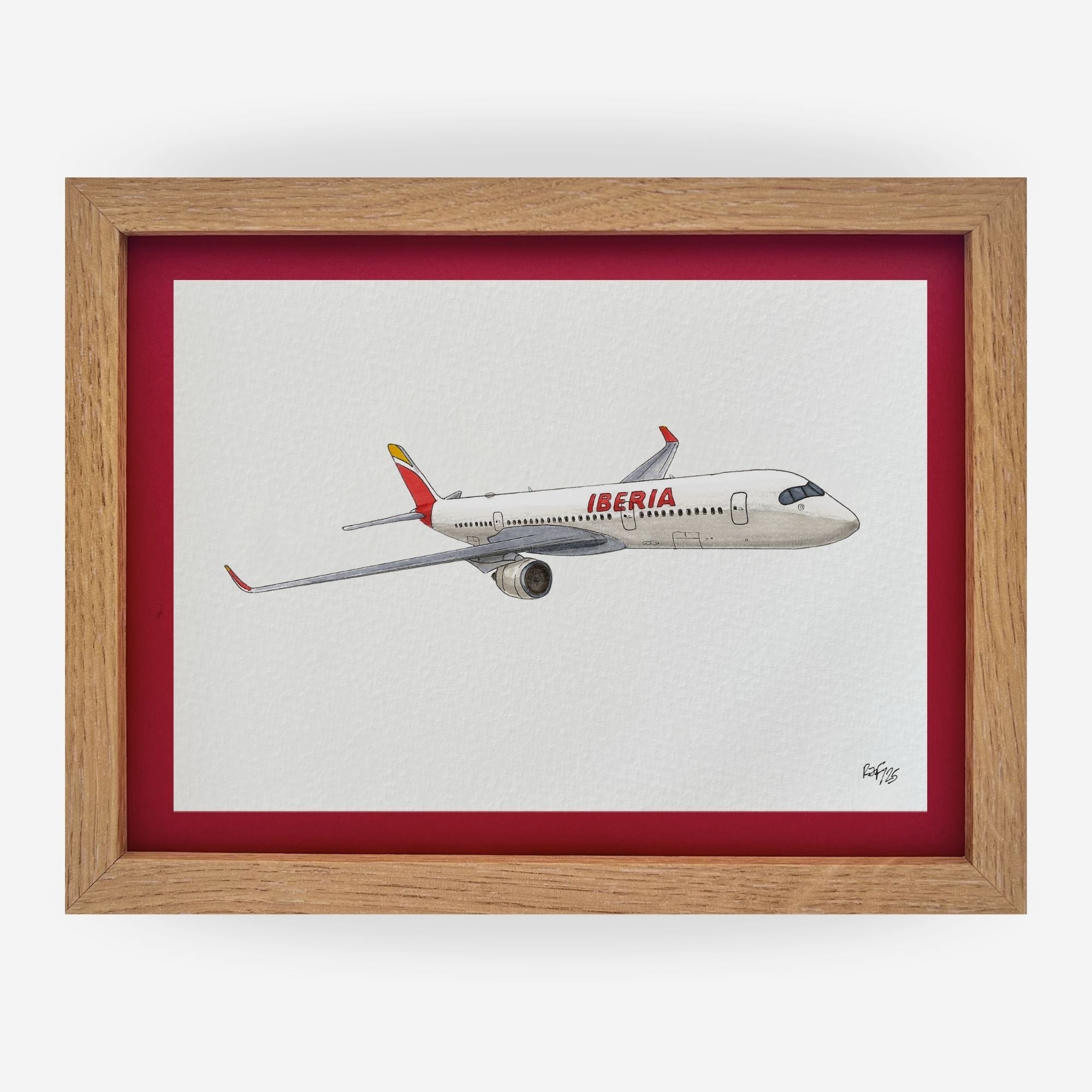 Lámina del avión A350-941 - IBE