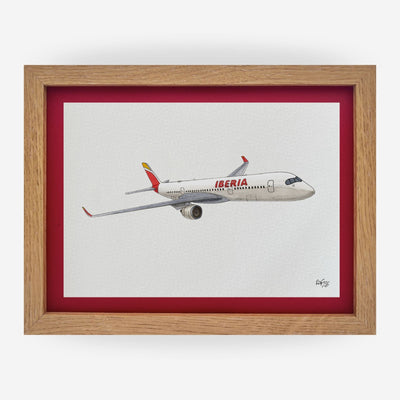 Lámina del avión A350-941 - IBE