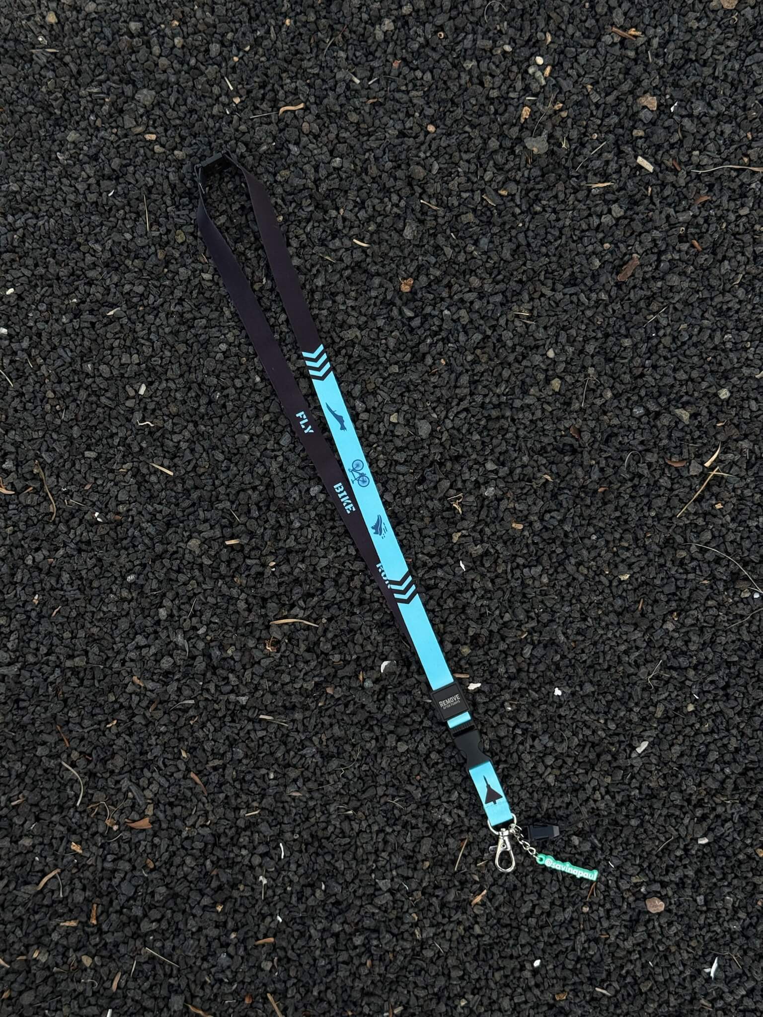 Cordão para correr, andar de bicicleta e voar