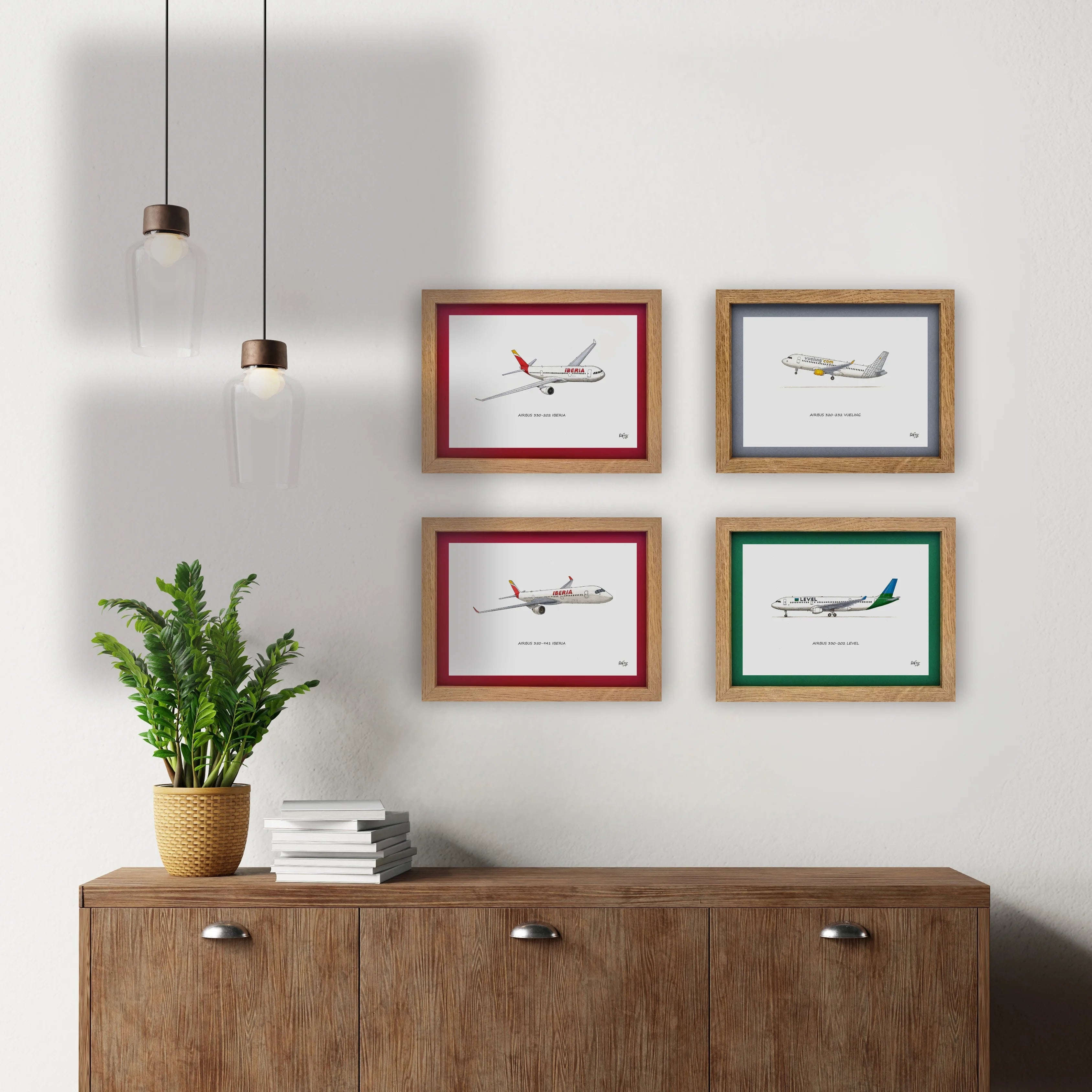 Lámina del avión A330-202 LVL