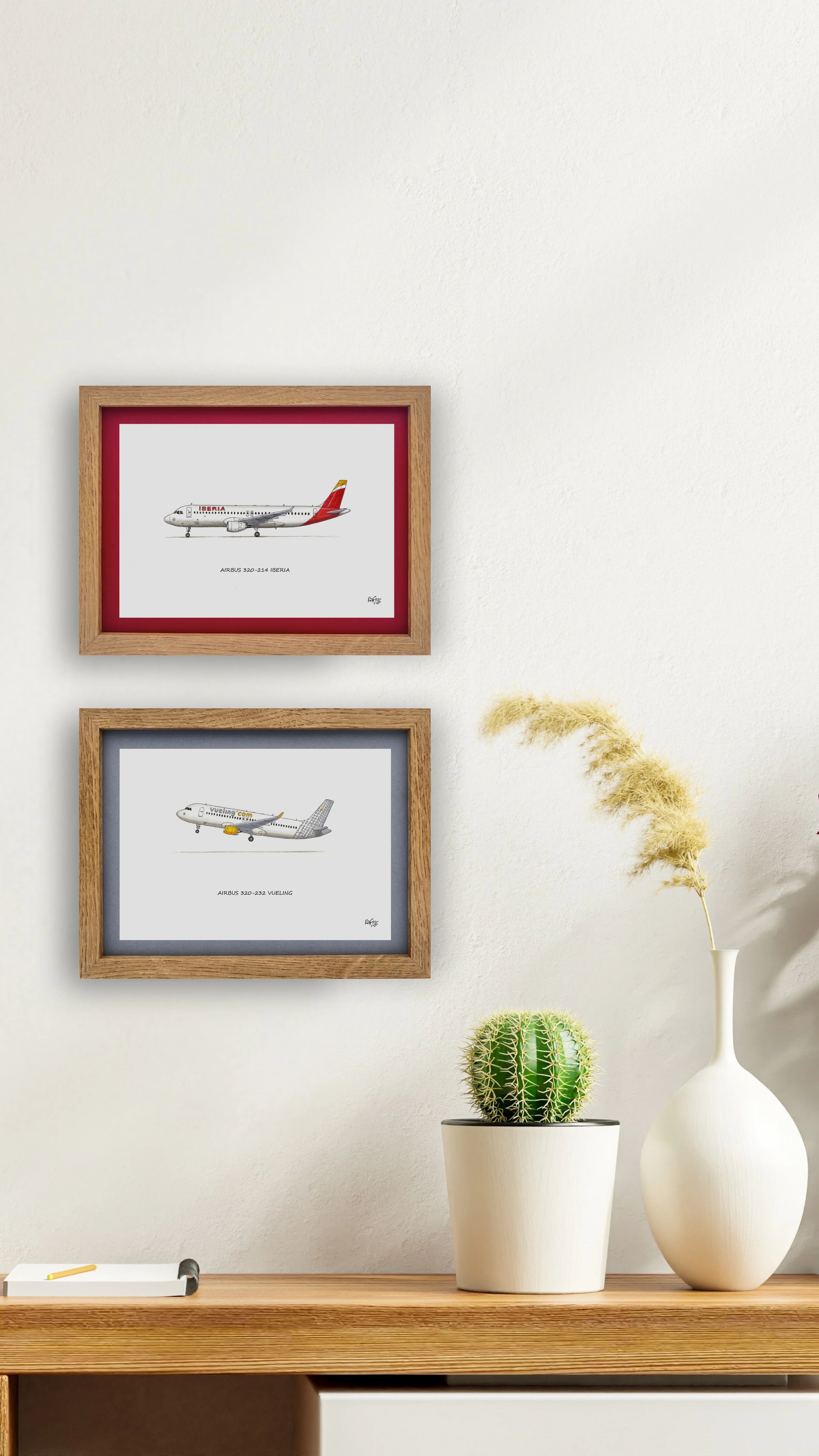 Lámina del avión A320-232 VLG