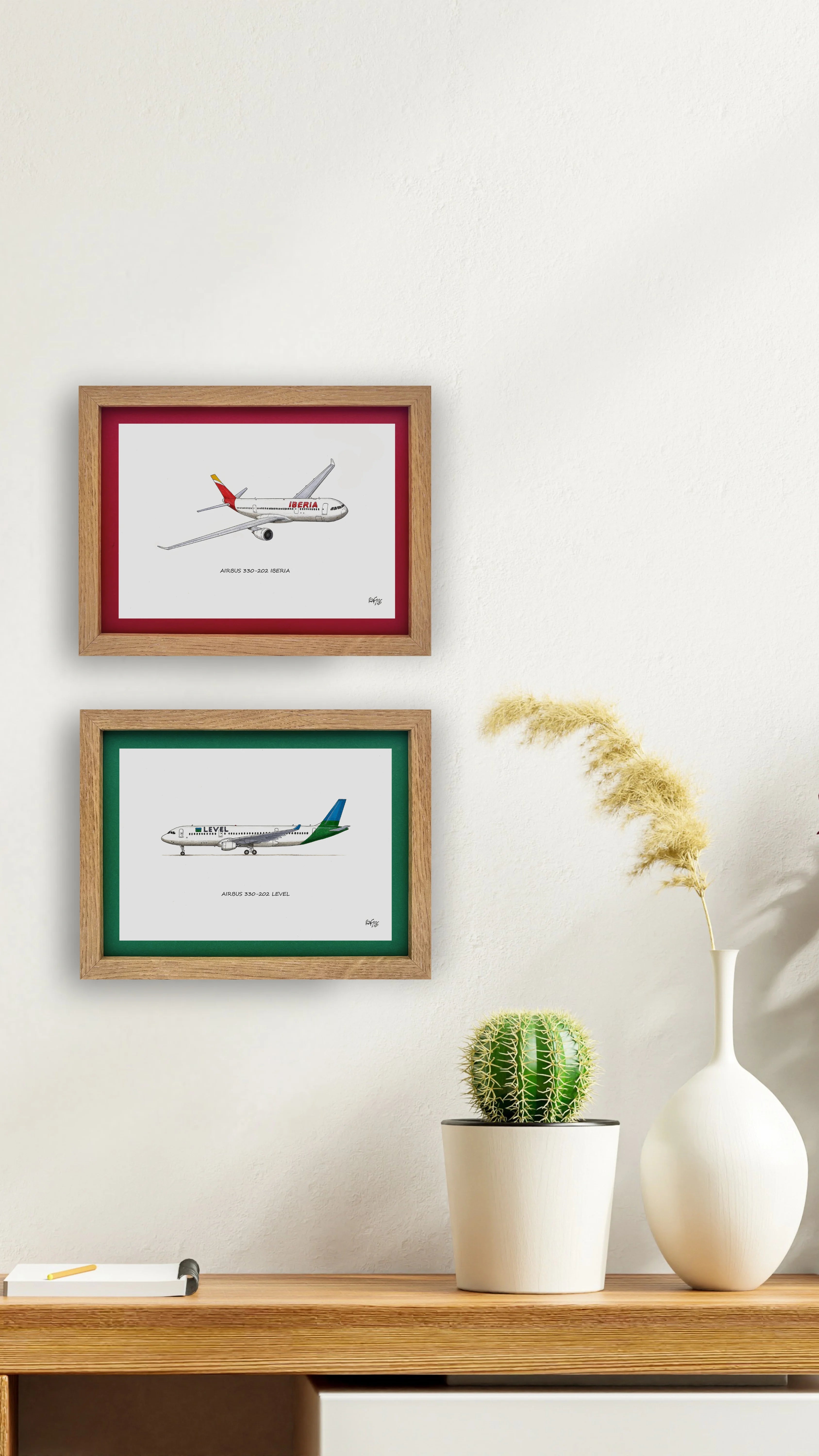 Lámina del avión A330-202 LVL