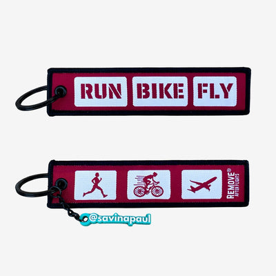 Llavero RUN BIKE FLY